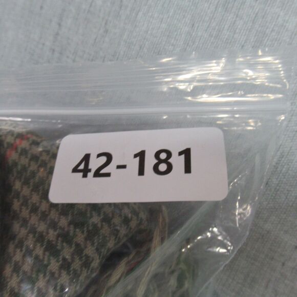 Vtg WORTH Jacket Womens Size 0 Brown Llama Fringed Plaid 100% Wool Blazer NWT - Picture 12 of 12